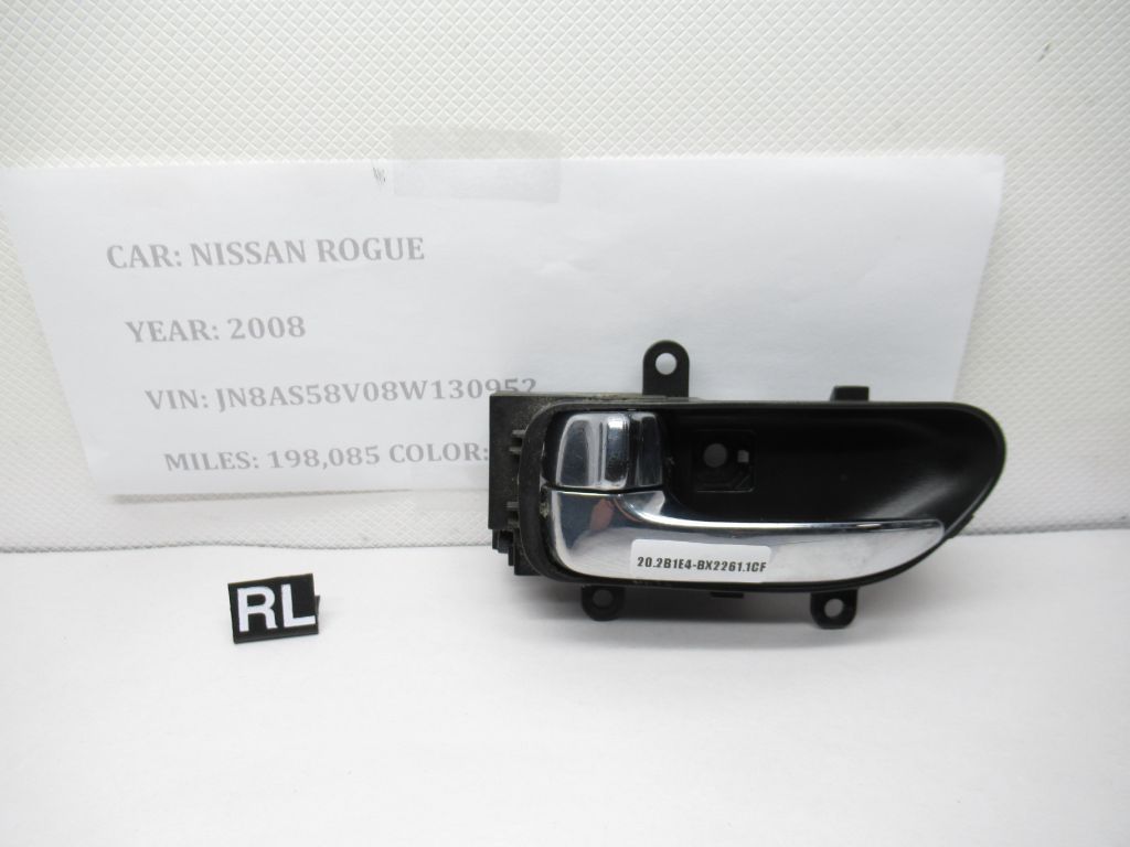 2008-2013 Nissan Rogue Left Rear Interior Door Handle 80671-JM00A OEM