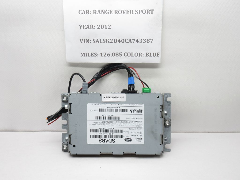 06-13 Range Rover Sirius Satellite Radio Control Module CH22-18C963-BC OEM