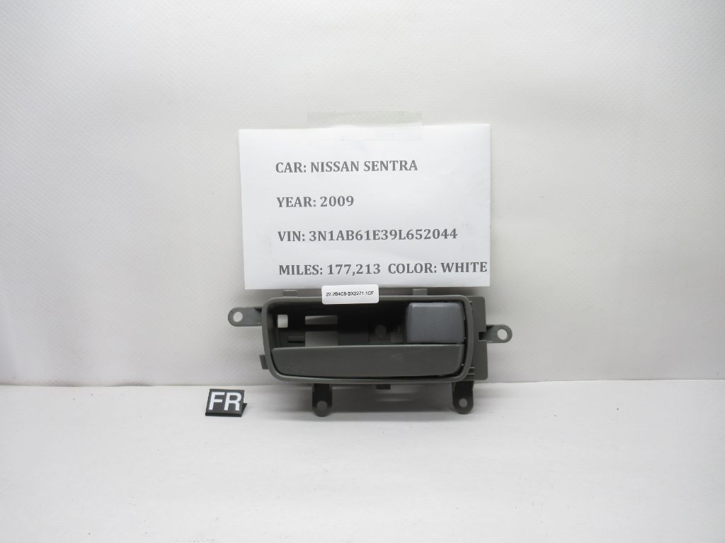 2007-2012 Nissan Sentra Front Right Interior Door Handle 9565696565 OEM