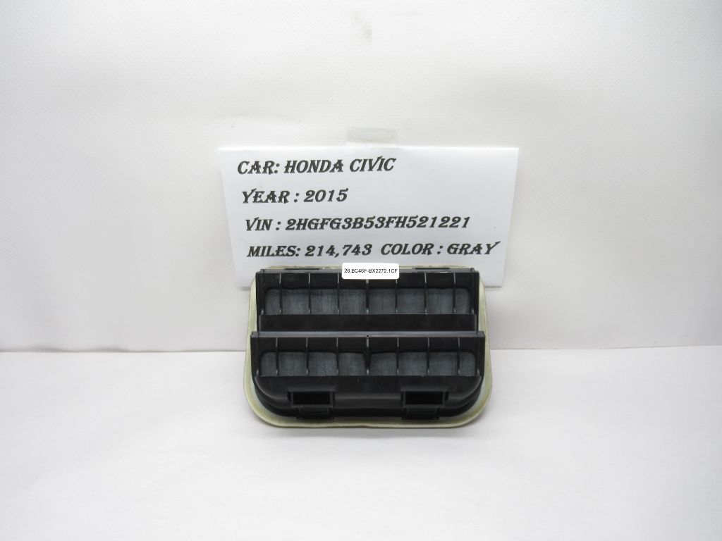 2012 - 2015 Honda Civic Outlet Vents Grill 75450-SNAA OEM