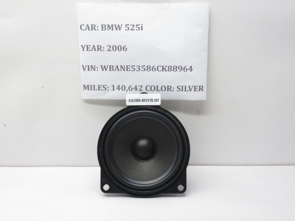 2004-2007 BMW 525i Door Loudspeaker Speaker 6513-6930902 -01 OEM