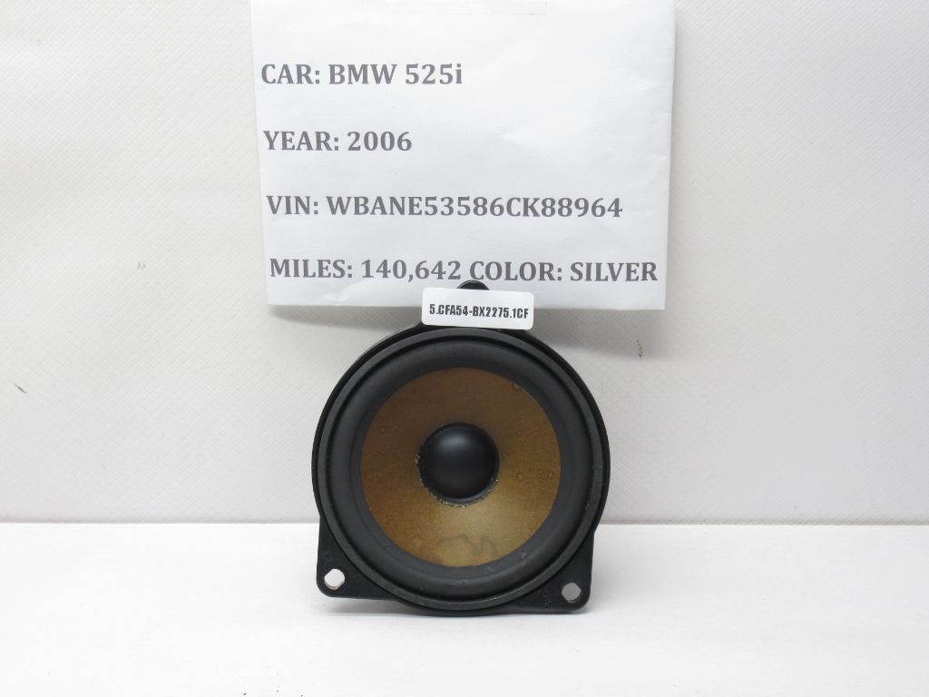 2004-2007 BMW 525i Door Loudspeaker Speaker 6513-6930902-01 OEM