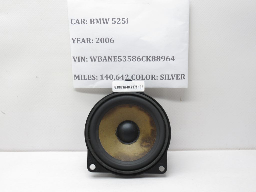 2004-2007 BMW 525i Door Loudspeaker Speaker 6513-6930902-01 OEM