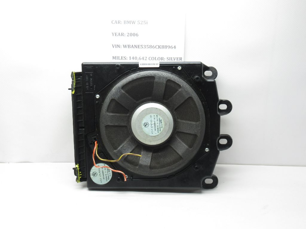 2003-2010  BMW 525i Subwoofer Speaker 6513-6929101-02 OEM