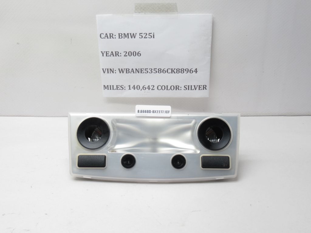 2004-2008 BMW 525i Rear Interior Reading Map Lamp Light 63316962057 OEM