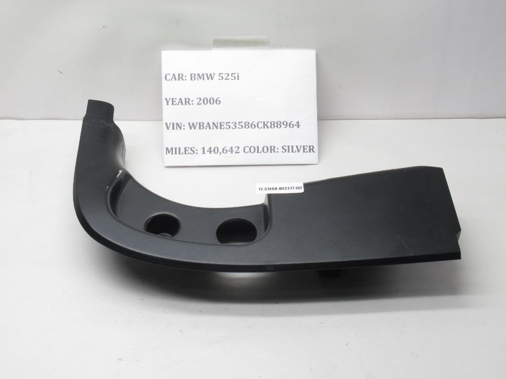 2004-2010 BMW 525i Front Left Driver Side Lower Kick Panel Trim 51437025029 OEM