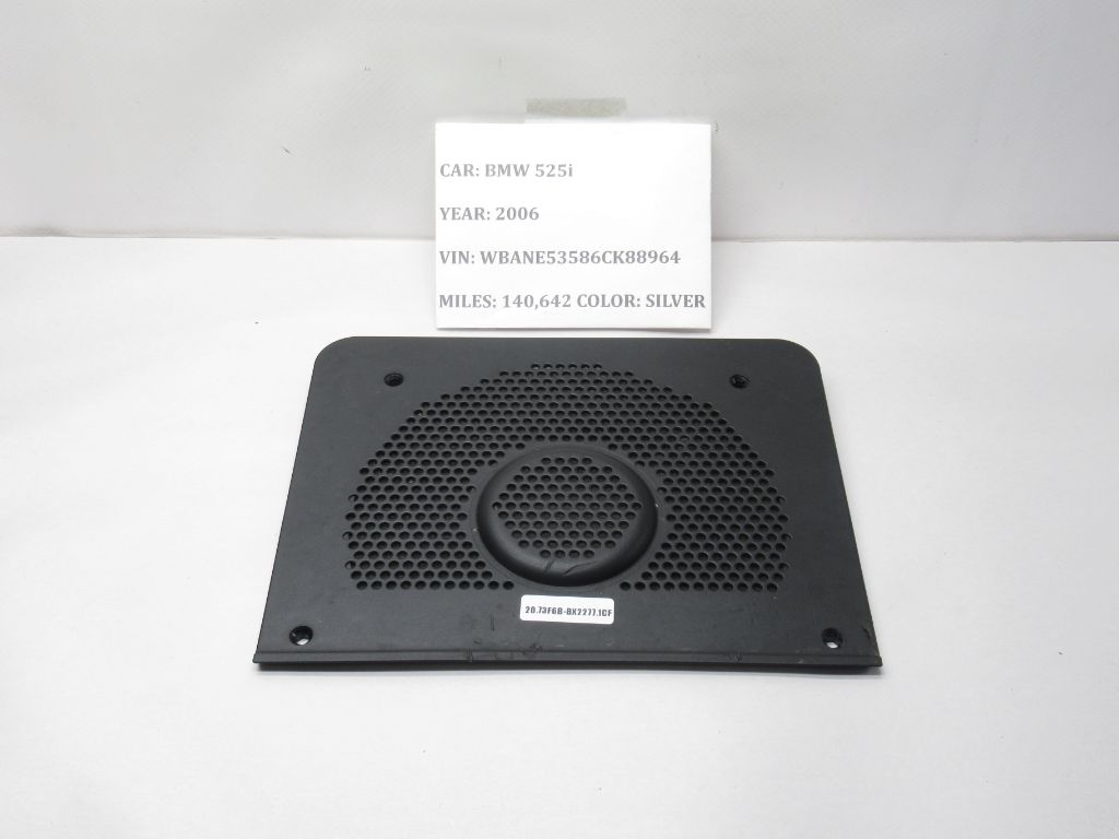 2004-2010 BMW 525i Central Subwoofer Speaker 6976960 OEM