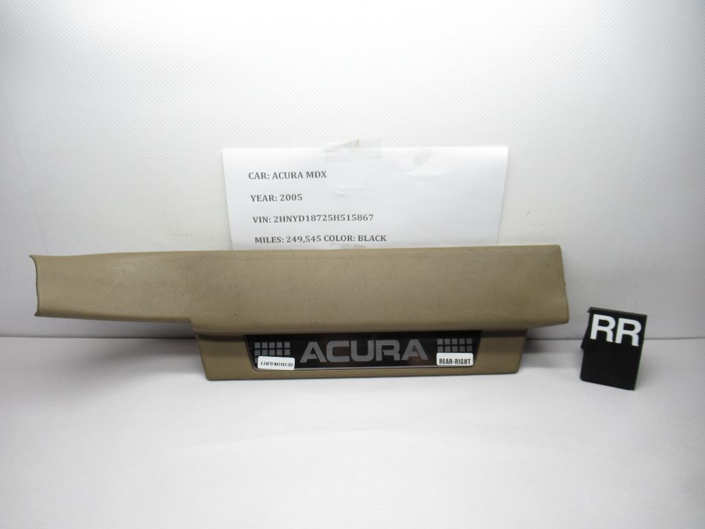 2003-2006 Acura MDX Rear Right Door Scuff 84211-S3V-A100C2 OEM