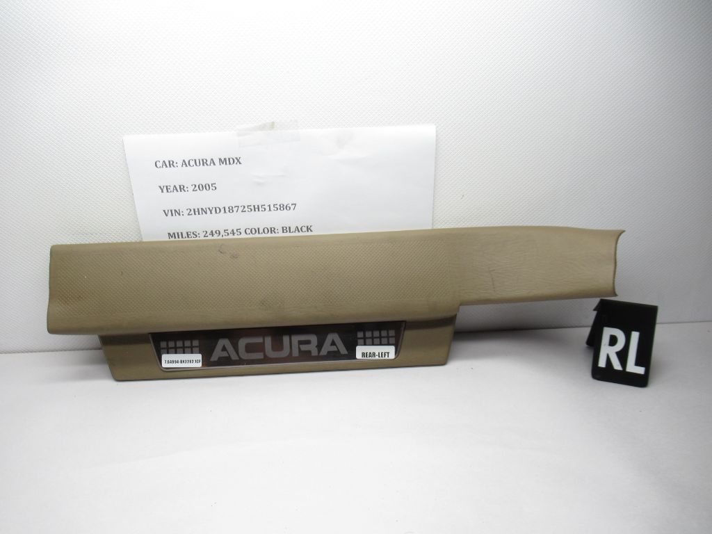 2003-2006 Acura MDX Rear Left Door Scuff 84261-S3V-A100C2 OEM