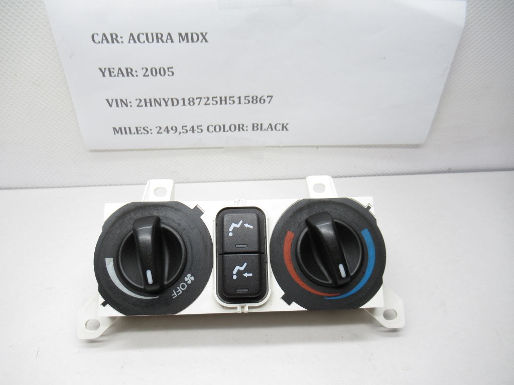 2004-2006 Acura MDX Rear HVAC AC Climate Control Switch Module 79660-S3V-A72 OEM