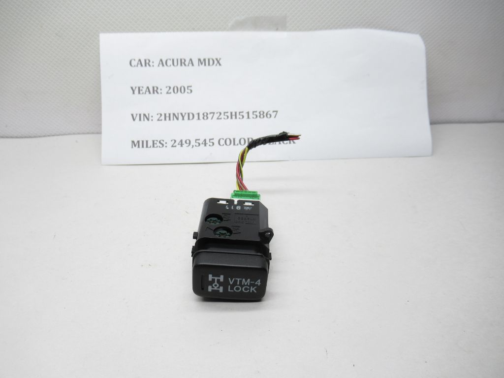 2001 - 2006 Acura MDX VTM-4 Lock Control Switch Unit M12889 OEM