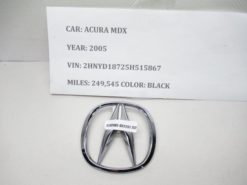 2004-2006 Acura MDX Rear Trunk Chrome Emblem 75701-SEP-A00 OEM