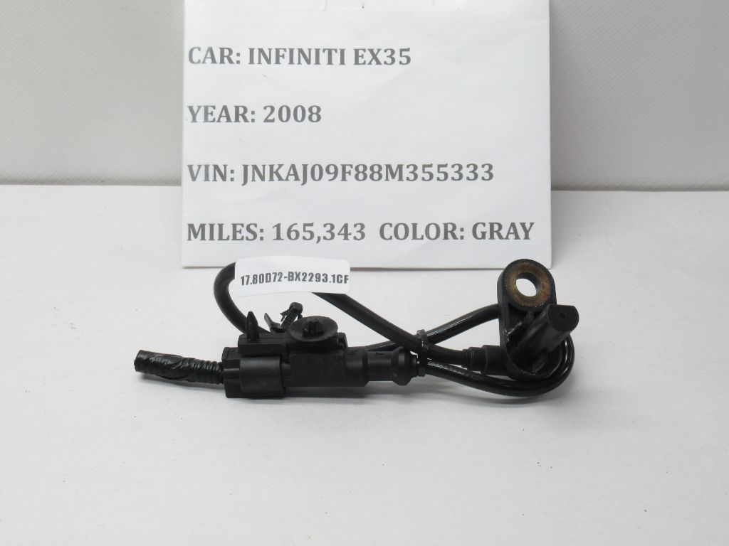 2008-2013 Infiniti EX35 Rear Right ABS Wheel Speed Sensor 47900-JL00A OEM