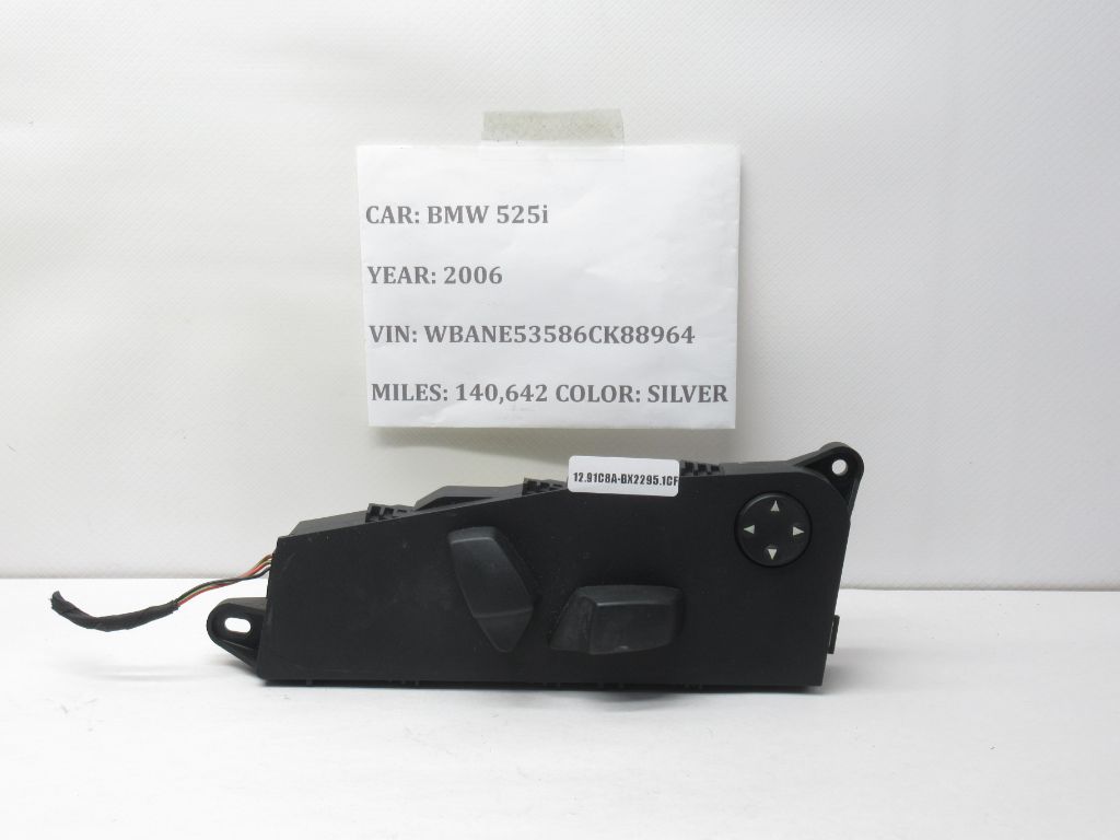 2004-2010 BMW 525i Front Right Seat Adjust Control Switch 6926976 OEM