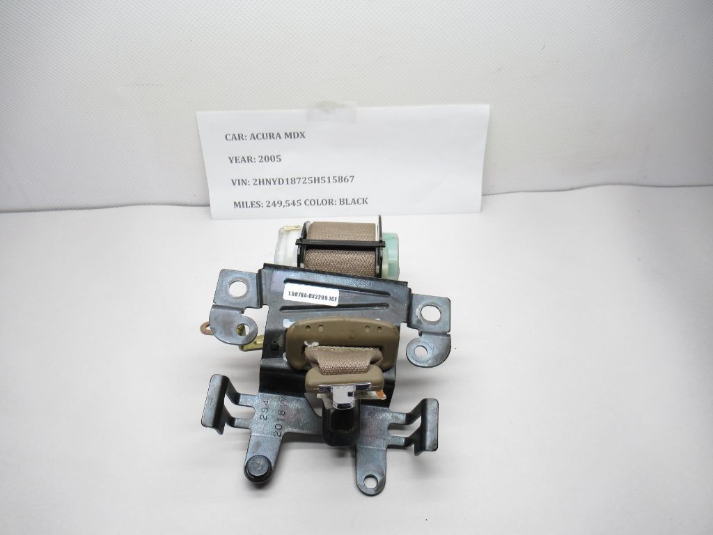 01-06  Acura Mdx Rear Center Middle Seat Belt 04824-S3V-A05ZG OEM