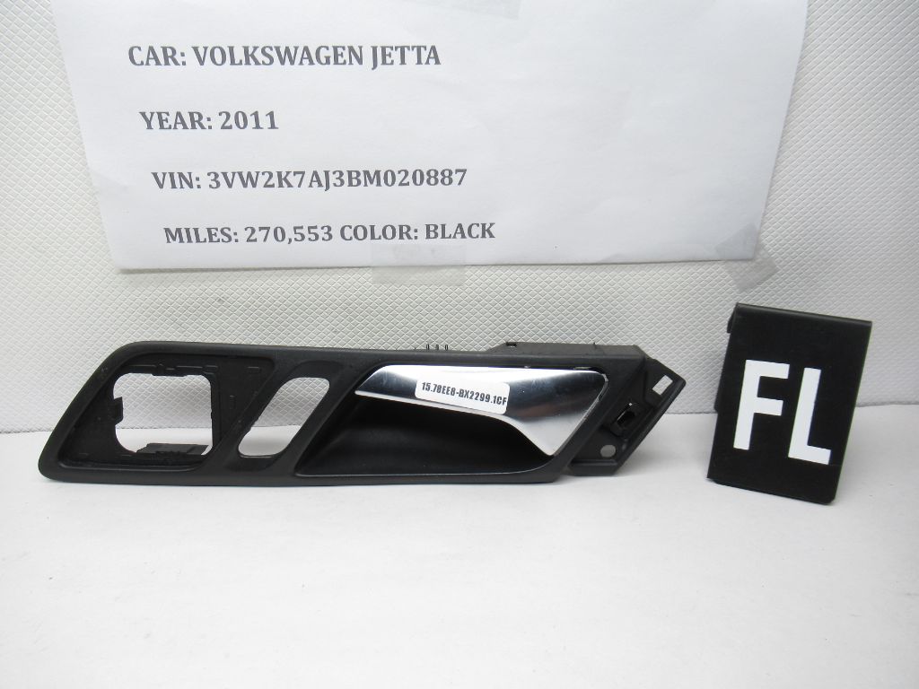 11-18 Volkswagen Jetta Front Left Driver Side Inner Door Handle 5C7837113H OEM