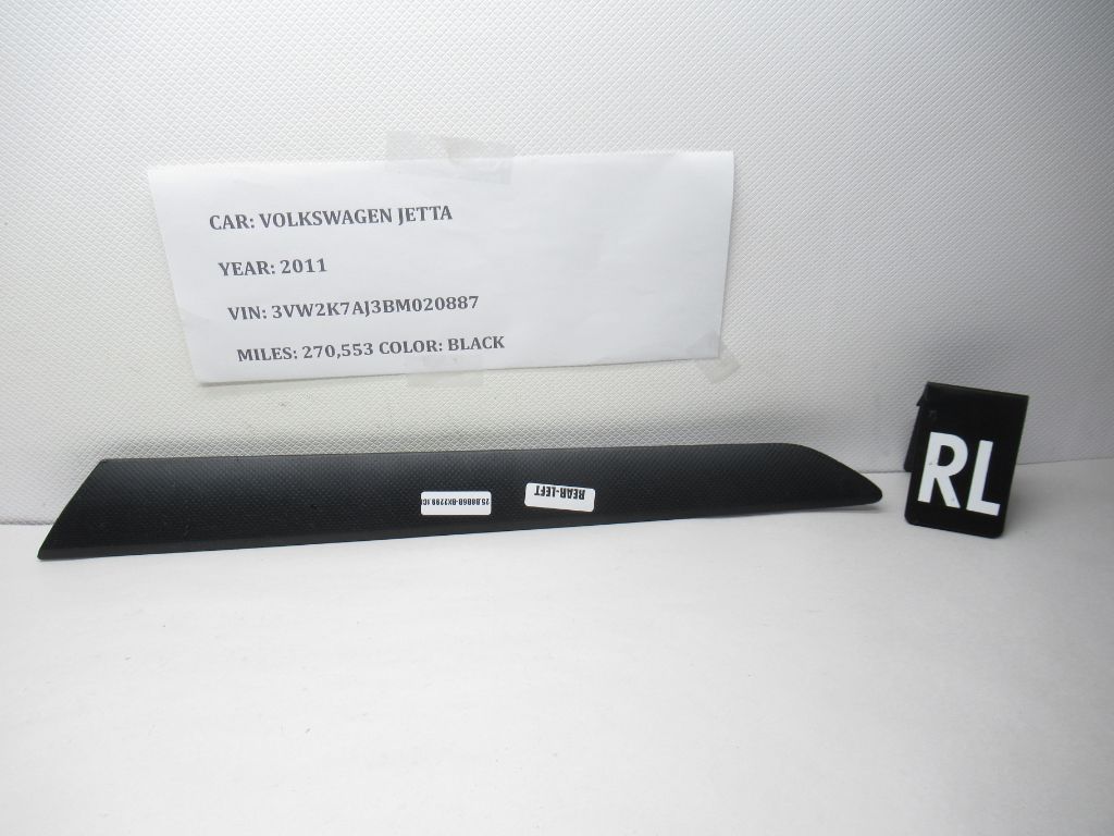 2011-2014 Volkswagen Jetta Rear Left Door Panel Trim Molding 5C6867449 OEM