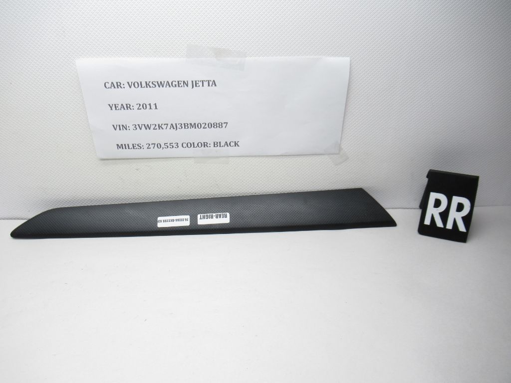 2011-2014 Volkswagen Jetta Right Rear Door Trim 5C6867450 OEM