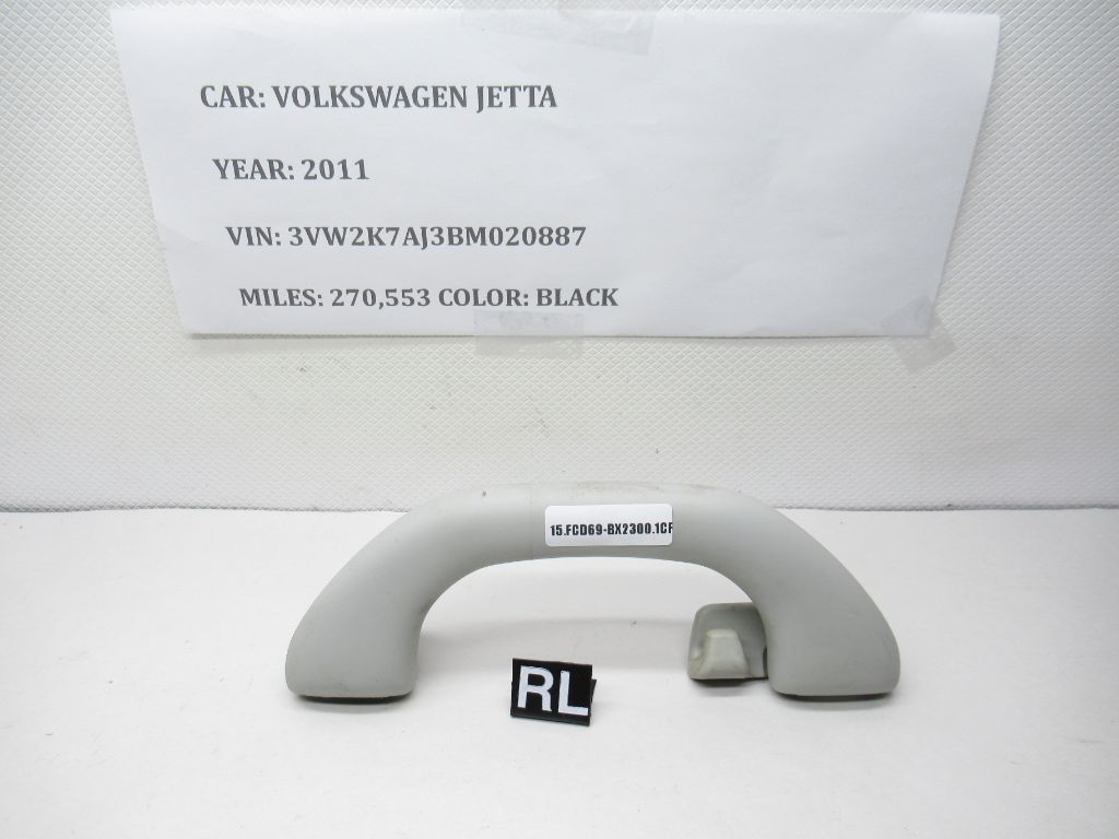 2011-2018 Volkswagen Jetta Rear Left  SIde Roof Grab Handle 1K0857607 OEM