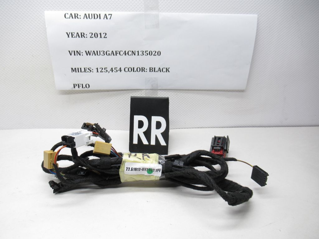 2012-2018 AUDI A7 Rear Right Door Panel Wiring Harness 4g8 971 693 OEM