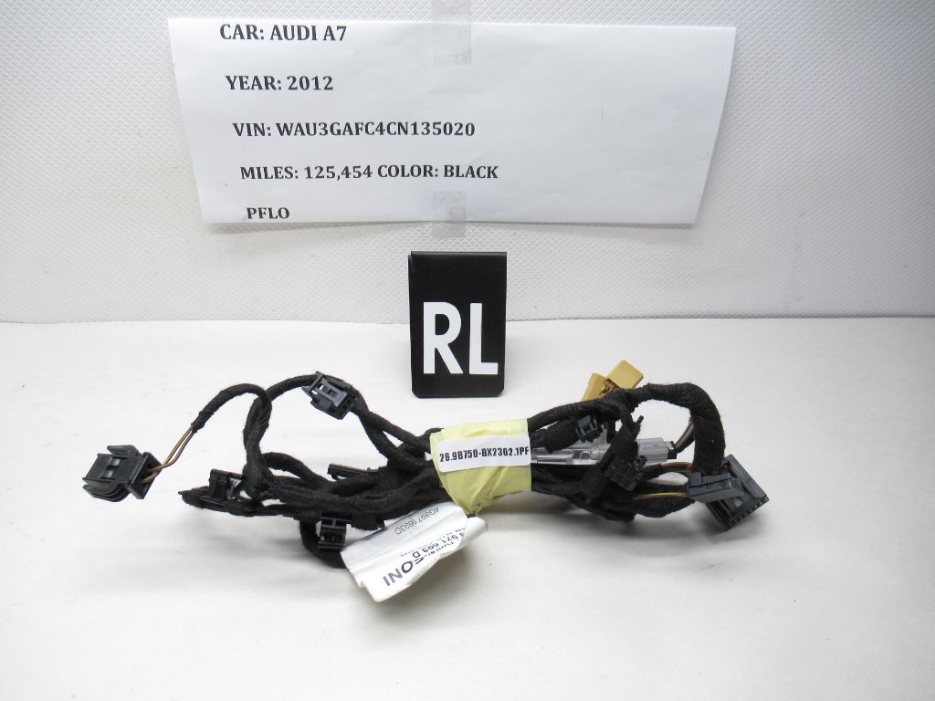 2012-2018 AUDI A7 Rear Left Door Panel Wiring Harness 4g8 971 693 OEM