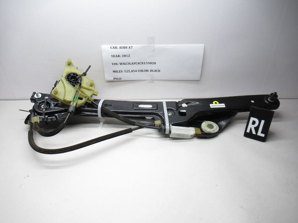 2012-2018 Audi A7 Quattro Left Rear Side Door Window Regulator 4G8-839-461-C OEM