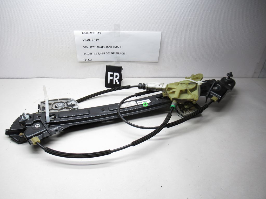 2012-2018 Audi A7 Quattro Right Front Side Door  Window Regulator 4G8837462A OEM