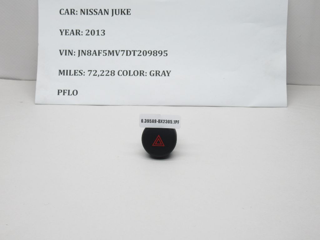 2011-2017 Nissan Juke Hazard Light Control Switch 06019 OEM