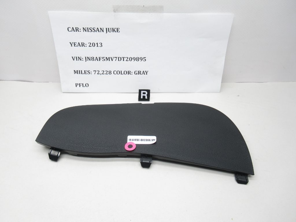 11-17 Nissan Juke Driver Side Dash End Cap Trim Cover Panel 68499 1KKO OEM