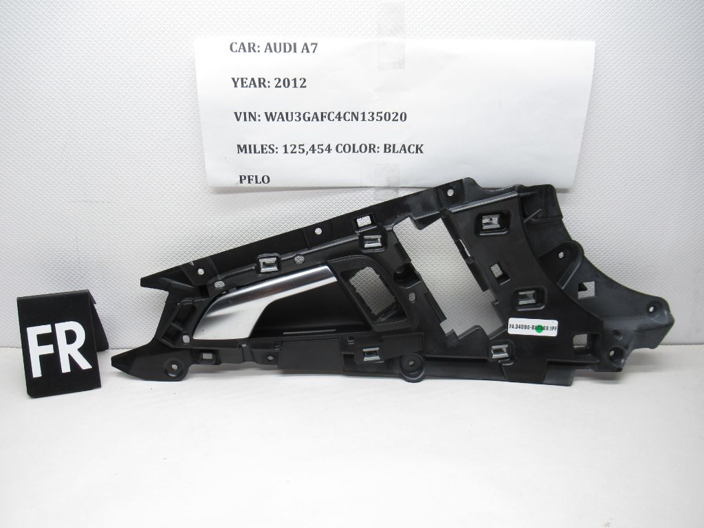 2012-2018 Audi A7 Quattro Right Front Interior Door Handle 4G8837020A OEM