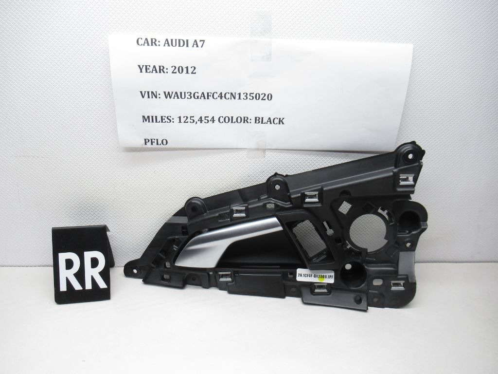 12-18 AudiA7 Quattro Right Rear Side Door Interior Release Handle 4G8839020A OEM