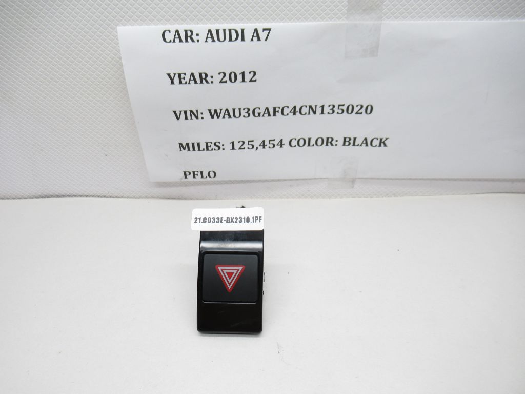 2012-2018 Audi A7 Hazard Switch Button 4G0941509 OEM