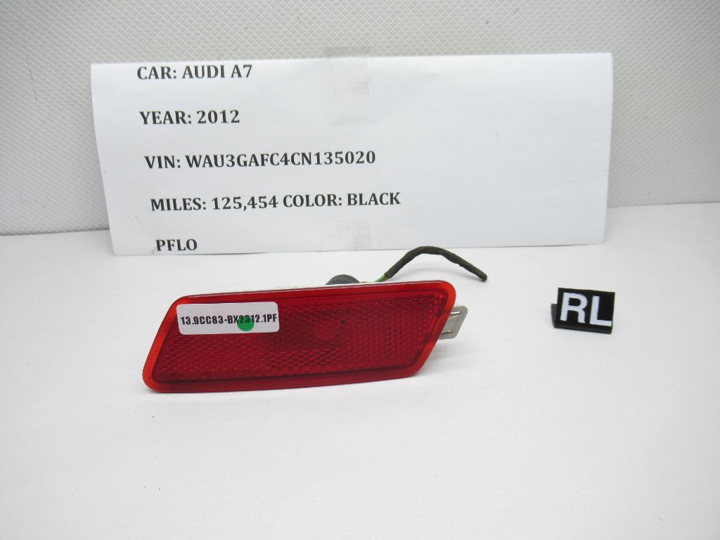 2012-2018 AUDI A7 Rear Bumper Left Side Marker Light Reflector 4G8 945 127 OEM