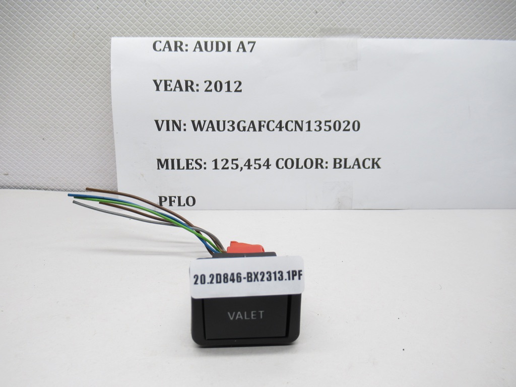 2012-2018 Audi A7 Valet Parking Switch Button 4H0941503 OEM