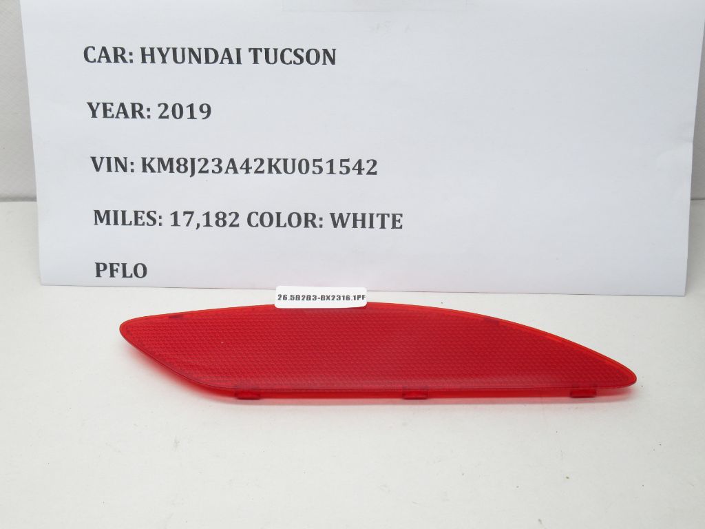 2019-2021 Hyundai Tucson Rear Left Side Bumper Reflector Marker 92405D350 OEM