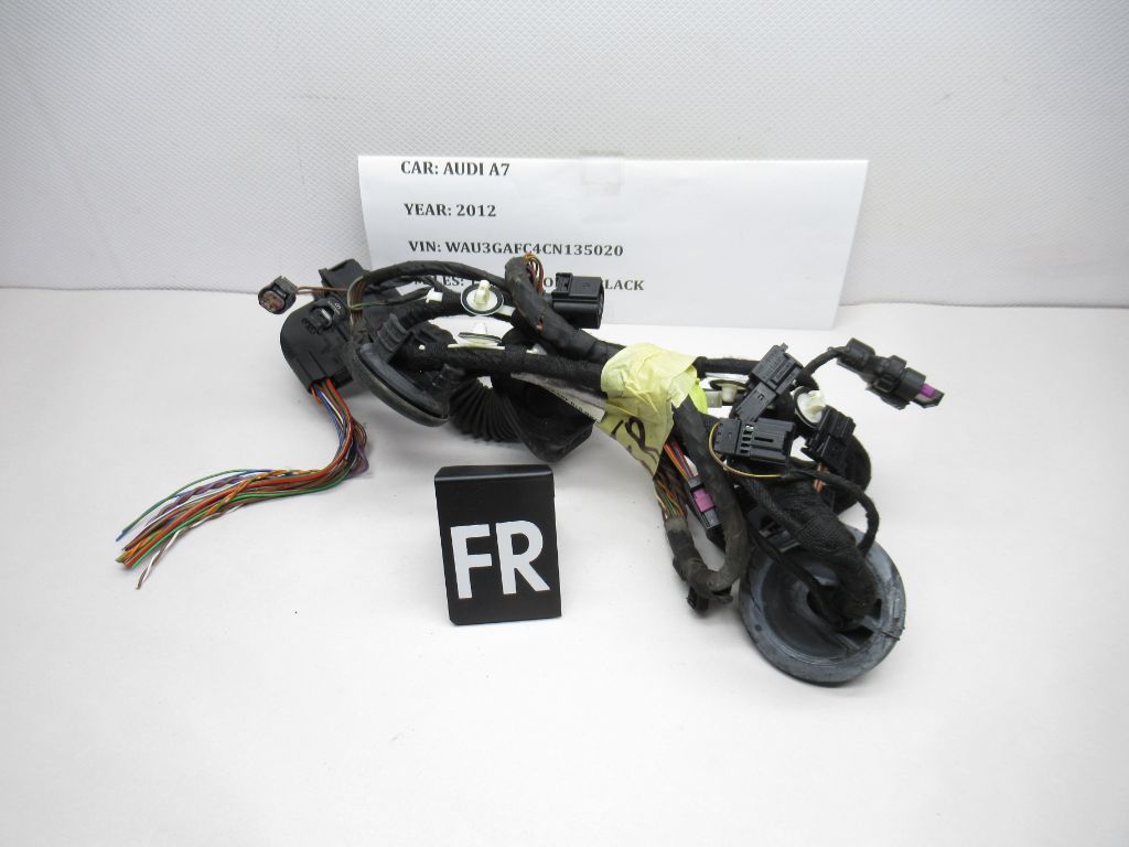 2012-2017 Audi A7 S7 Front Right Door Wiring Harness 4G8971036H OEM