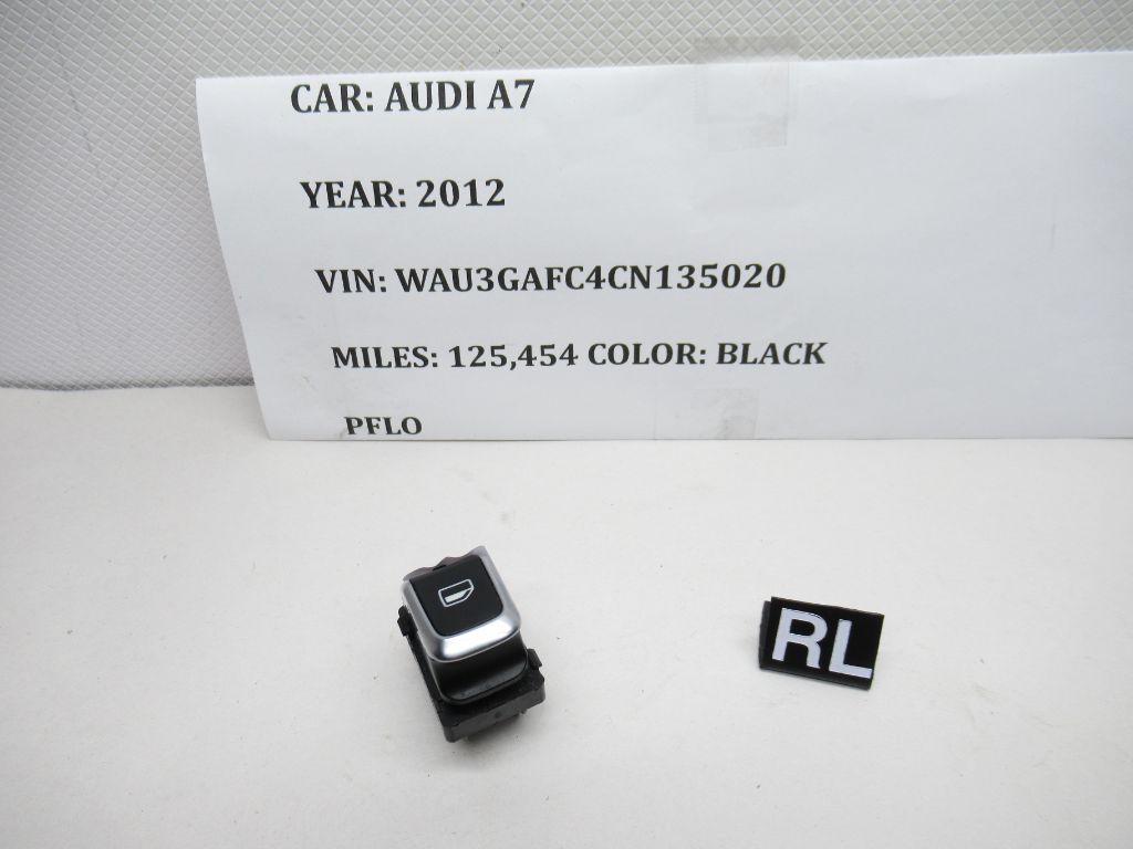 2012-2017 Audi A7 S7 Rear Left Window Switch 4H0959855A OEM