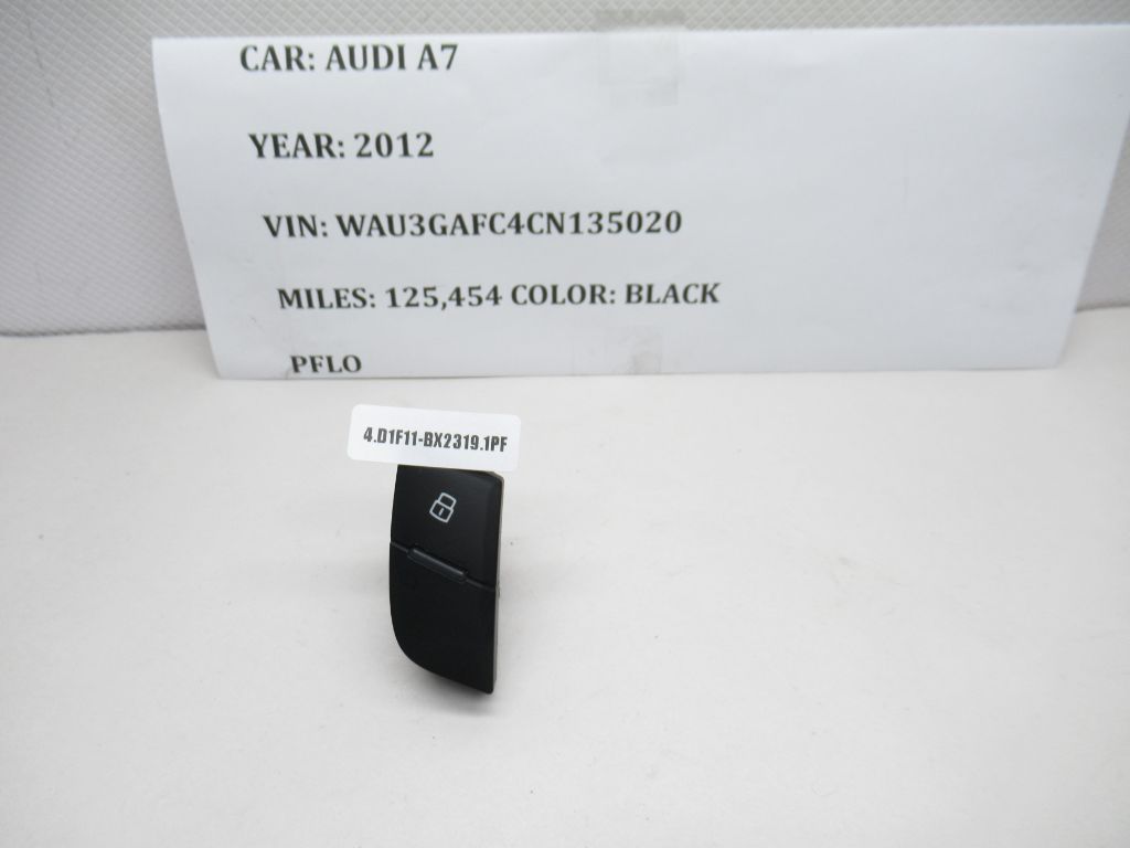 2012-2018 Audi A7 Quattro Right Rear Door Lock Switch Button 4G8962108A OEM