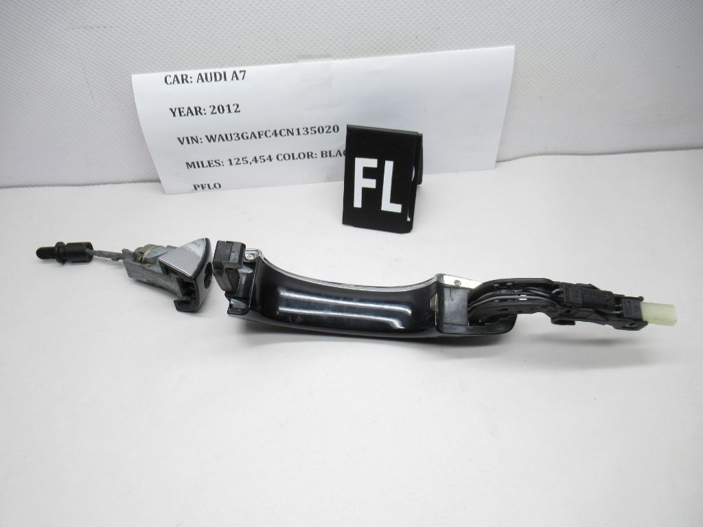 12-18 Audi A7 Quattro Left Front Exterior Door Handle Lock Cylinder 4G8837 OEM
