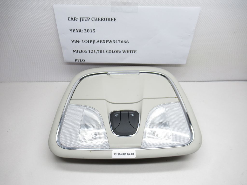 2014-2016 JEEP CHEROKEE Overhead Console Storage Dome Light Lamp 1UE041DAAF OEM