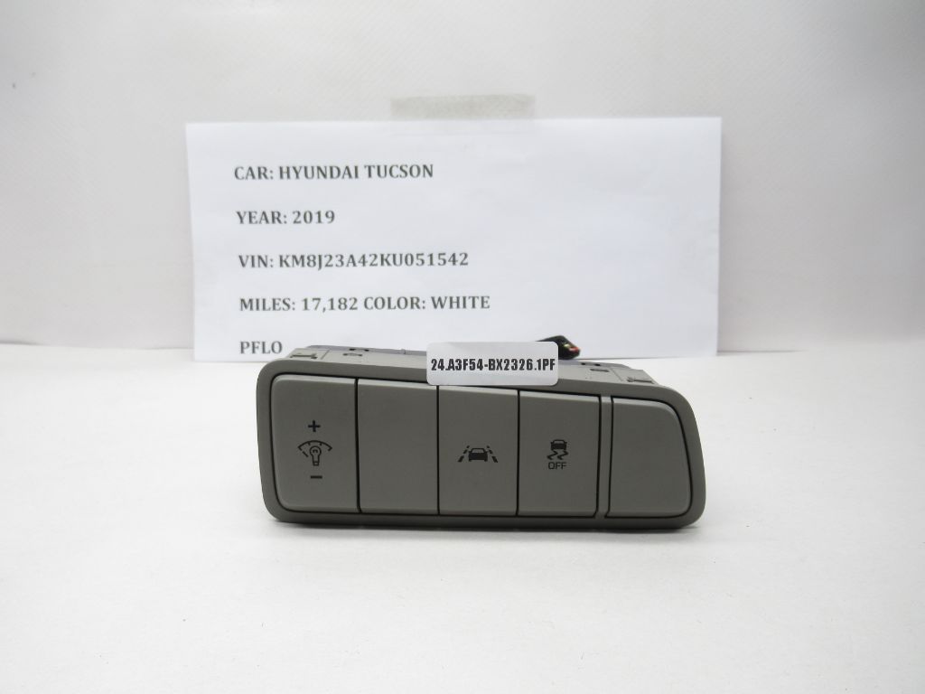 19-21 Hyundai Tucson Light Dimmer Lane Assist Control Switch 93710-D3240TGG OEM