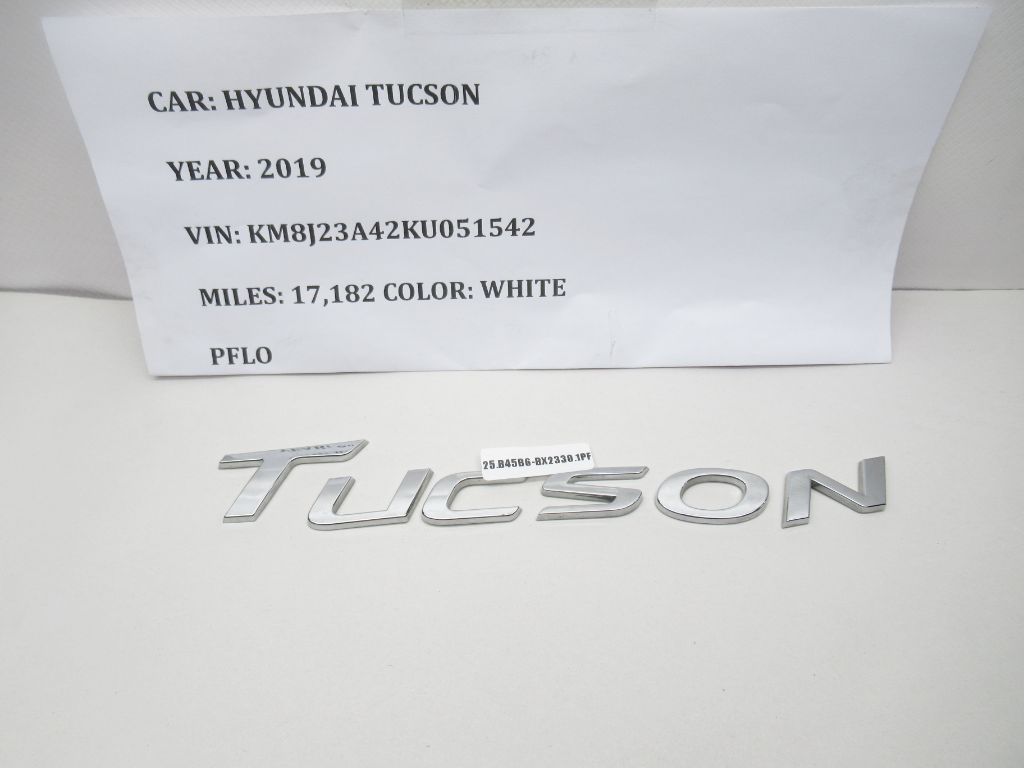 16 - 20 HYUNDAI TUCSON Rear Lid Gate Emblem Logo OEM