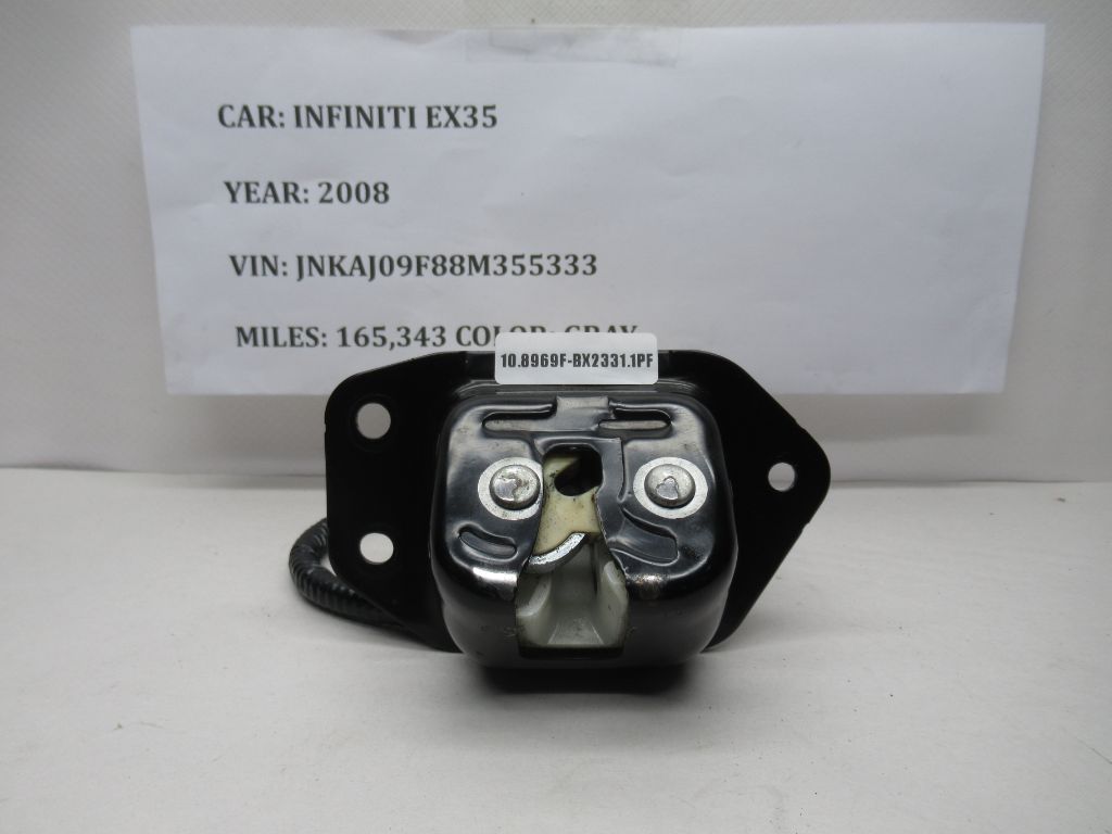 2008 Infiniti EX35 Trunk Lift Tailgate Latch Lock Actuator 905021BA0B OEM