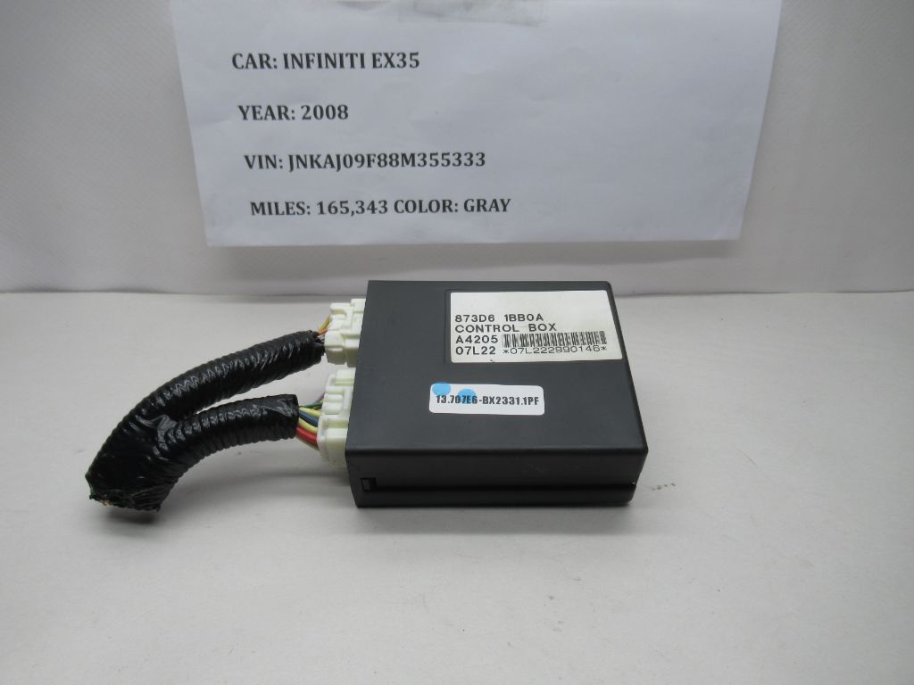 2008-2010 Infiniti EX35 Front Chassis Computer Control Module 873D6 1BB0A OEM