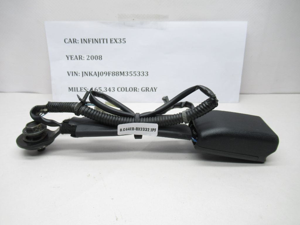 2008-2012 Infiniti EX35 Front Right Seat Belt Buckle  868421BA1C OEM