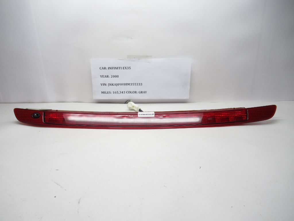 2008-2012 INFINITI EX35 Lamp UPPER Third Brake Light Stop 286-63962 OEM