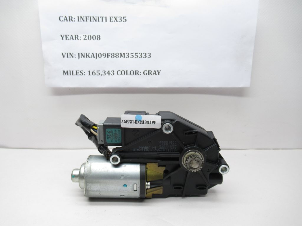 2008-2012 Infiniti EX35 Sun Roof Motor  0178101A7 OEM