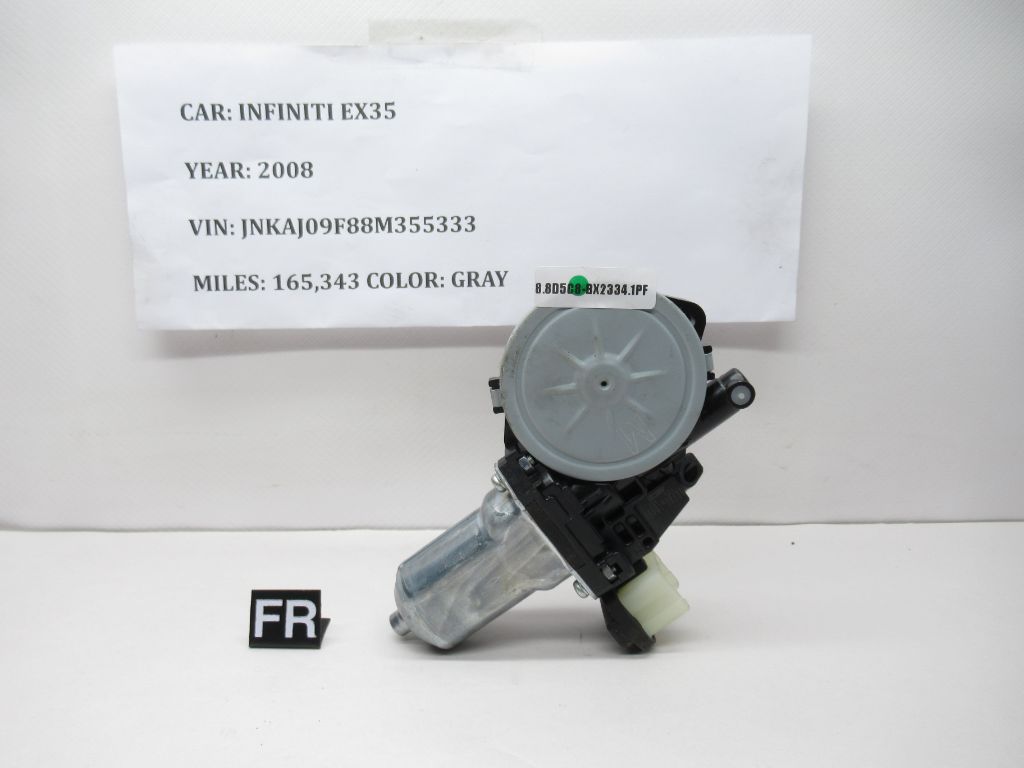 2008-2012 Infiniti EX35 Front Right Door Window Motor Assembly 80730-1BA0A OEM