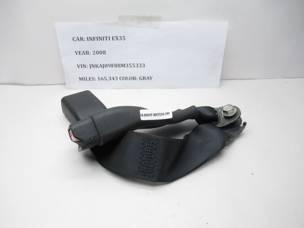 2008-2012 Infiniti EX35 Center Seat Belt Buckle 1056098 OEM