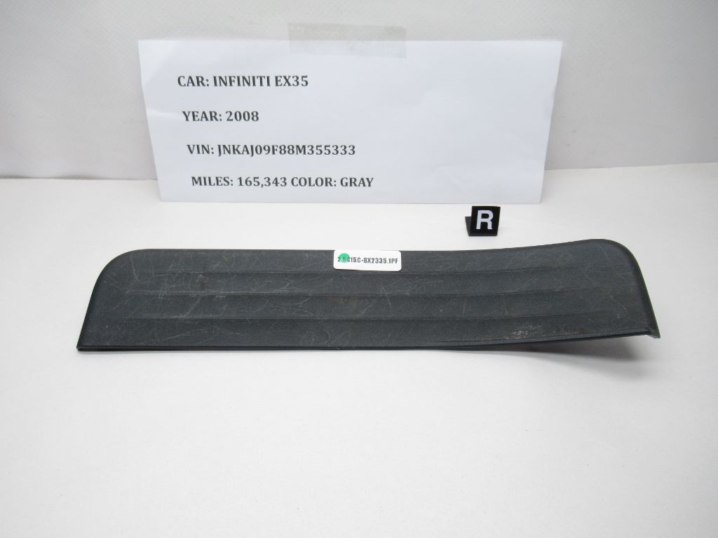 08-12 INFINITI EX35 Rear RH Right Step Scuff Plate Panel Trim 769B21BA0A OEM